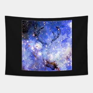 DEER AND STARS Tapestry