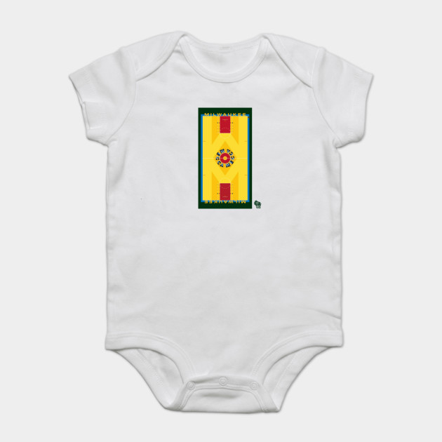 Mecca Court Milwaukee Bucks Baby Kurzarmbody Teepublic De