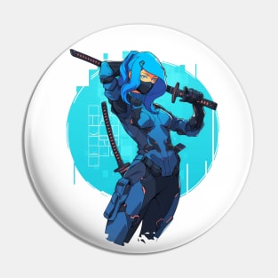 Anime Ninja Girl Pin