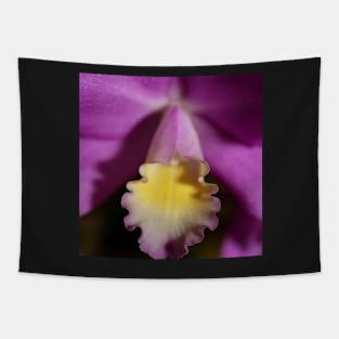 Purple & Lemon Orchid Tapestry