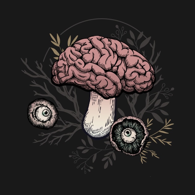 Brain Mushroom by shaireproductions