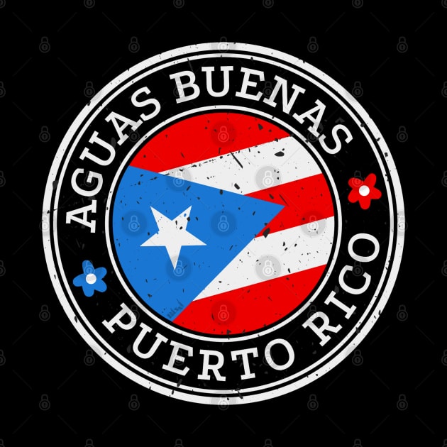 Aguas Buenas Puerto Rico Puerto Rican Pride Flag by hudoshians and rixxi