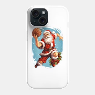 Santa Clause Play Basketball Christmas Gift Phone Case