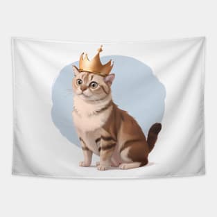 Regal Siamese Crown Tapestry