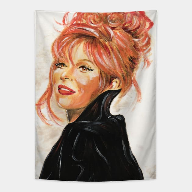 Mylène Farmer Tapestry by Svetlana Pelin