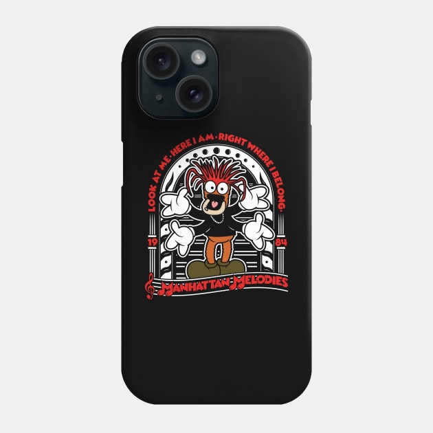 Pepe Muppets Manhattan Melodies Phone Case by RetroReview