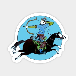 Mongolian Warrior Magnet