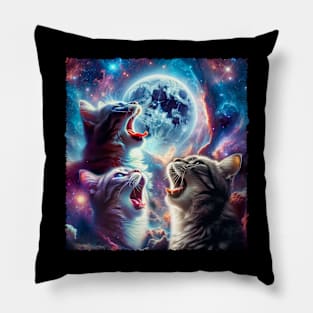 Whisker Wonders Embrace the Extraterrestrial with Cat UFO Fashion Pillow