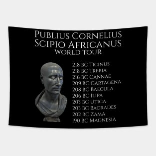 History Of Ancient Rome Publius Cornelius Scipio Africanus World Tour Tapestry