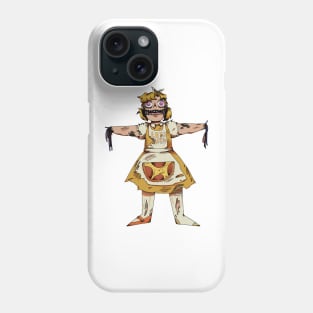 Withered Chica Gijinka Transparent Phone Case