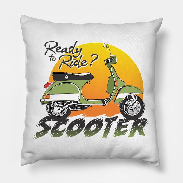 Ready to Ride? Pillow by denufaw