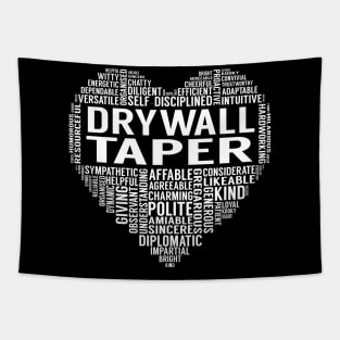 Drywall Taper Heart Tapestry