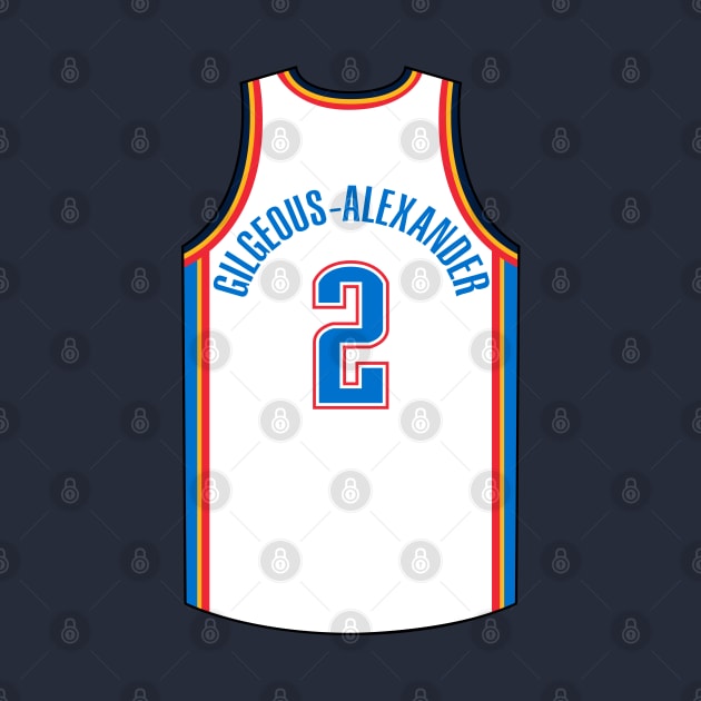 Shai Gilgeous-Alexander Oklahoma City Jersey Qiangy by qiangdade