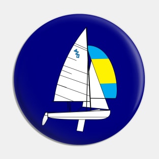 International 420 Sailboat Pin