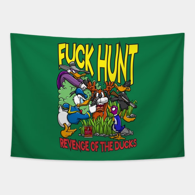 Fuck Hunt Tapestry by Variart Studios