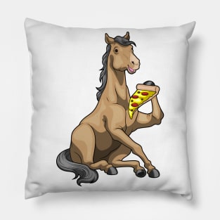 Horse Pizza Pillow