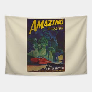 Shaver Mystery Cover Art Tapestry