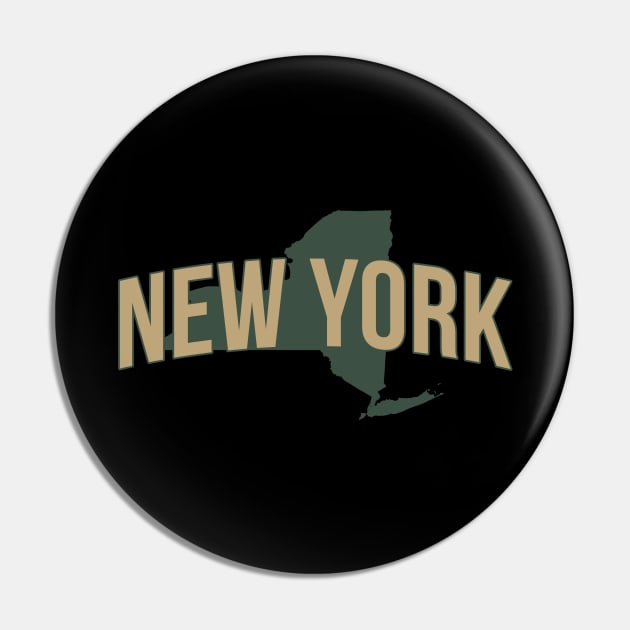 New York State Pin by Novel_Designs