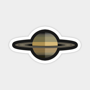 Planet Saturn and his rings Magnet