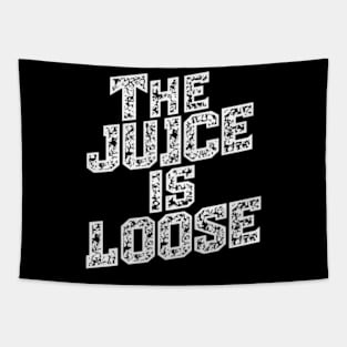 The Juice is loose distressed effect OJ Simpson Tapestry