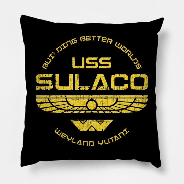 USS Sulaco ✅ Pillow by Sachpica