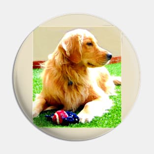 Golden Retriever Dog - Dallas Pin