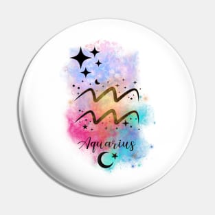 Aquarius Galaxy Pin