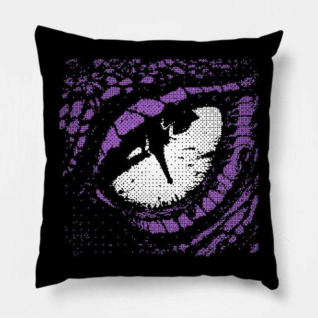 dragon eye Pillow by Pixelwave