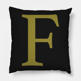 F letter Pillow