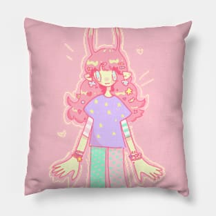 cute alien girl!!!! Pillow