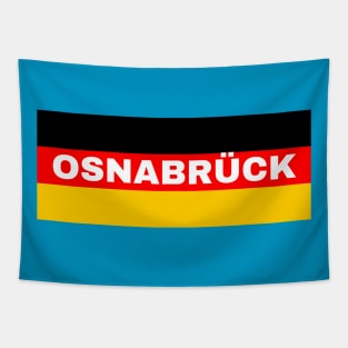 Osnabrück City in German Flag Tapestry