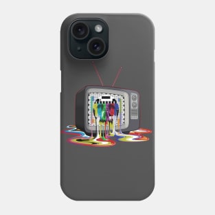 Television Melt of Death Phone Case