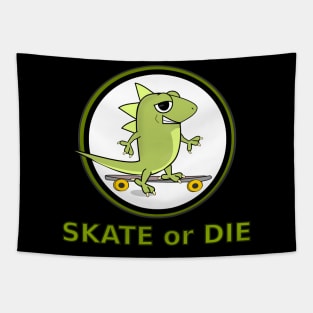 Lizard Skate or Die Tapestry