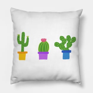 Cacti Row Pillow