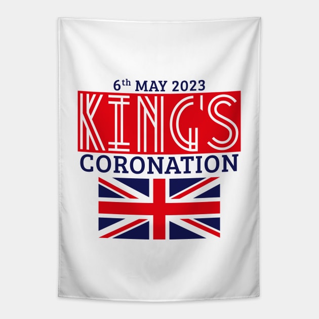 King’s Coronation, 6th May 2023 (Red) Tapestry by MrFaulbaum