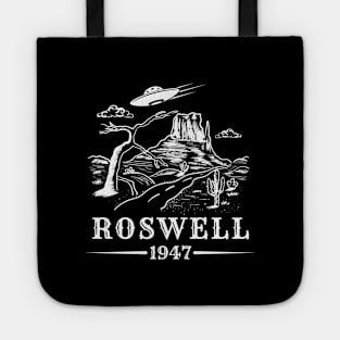 Roswell UFO - Alien Flying Saucer Crash Tote