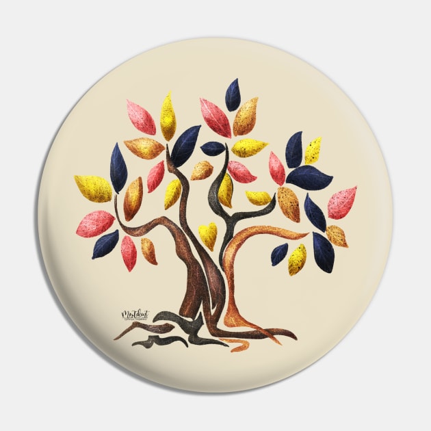 Colorful tree of life Pin by MoTekent