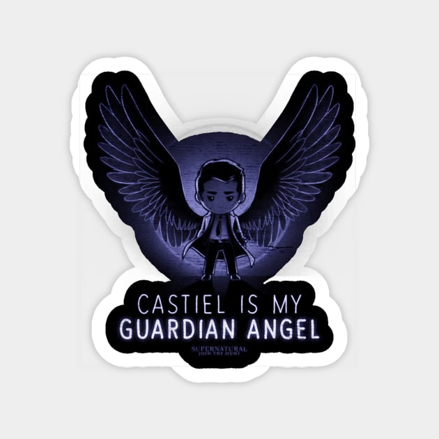 Castiel Is My Guardian Angel Magnet by Talisarose.std