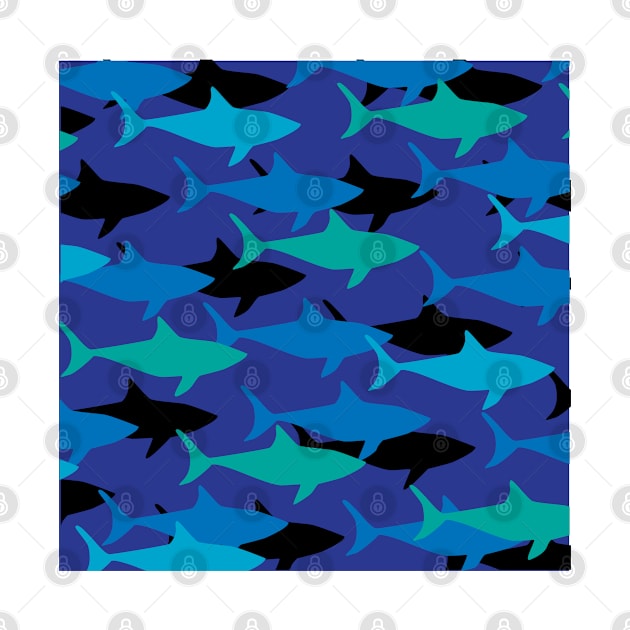 Cute Fish Seamless Patterns by labatchino