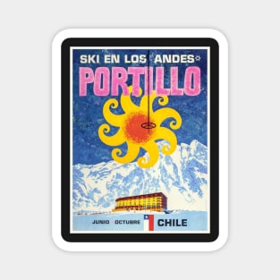Portillo,Chile,Ski Poster Magnet