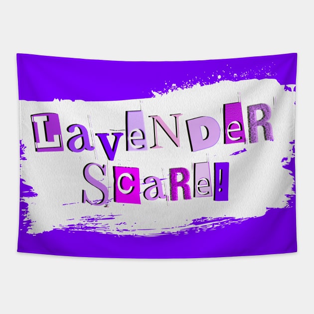 Lavender Scare! Tapestry by TJWDraws