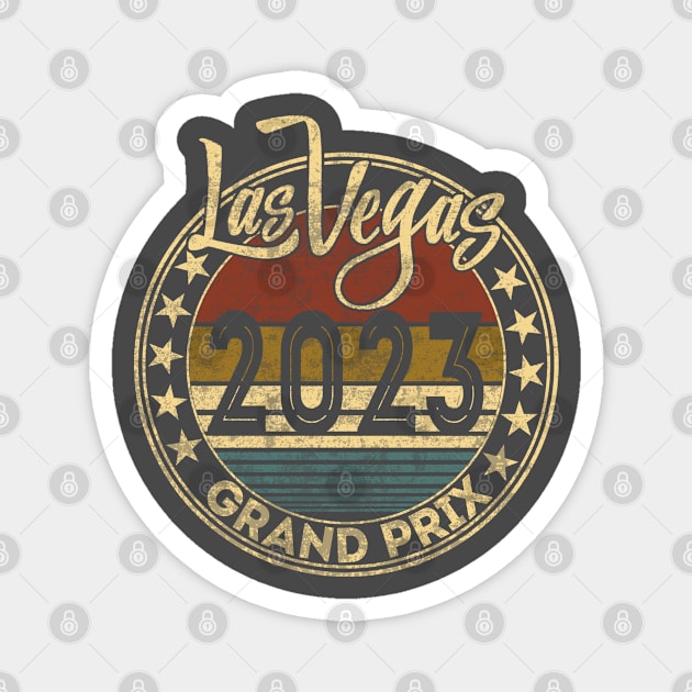 Las Vegas Grand Prix 2023 Magnet by Worldengine