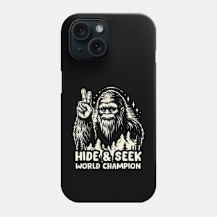 World Champion Bigfoot Vintage Design Phone Case