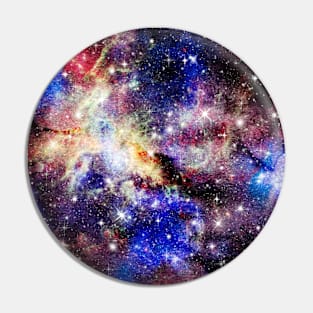 Colorful Universe Nebula Galaxy And Stars Pin