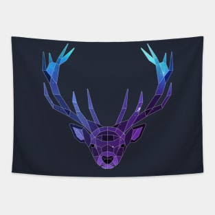 Galaxy Deer Geometric Animal Tapestry