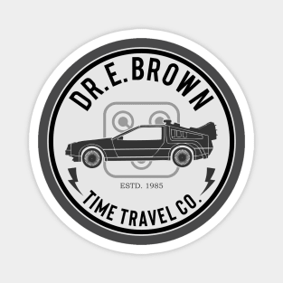 Back to the Future Dr. E. Brown Magnet