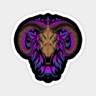 Urial Skull Magnet