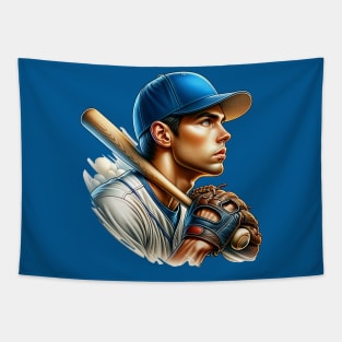 Baseball Player Tapestry