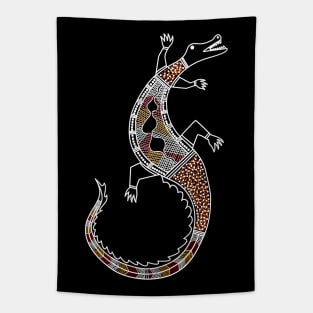 Aboriginal Art - Croc 2 Tapestry