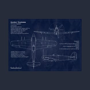 Hawker Thypoon Blueprint T-Shirt